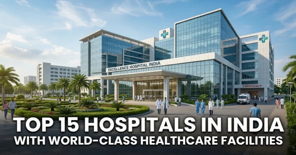 top 15 hospitals in india